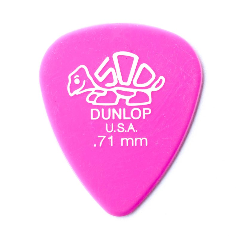 Dunlop - 0.71mm Delrin 500 Guitar Pick (12/pack) #41P.71