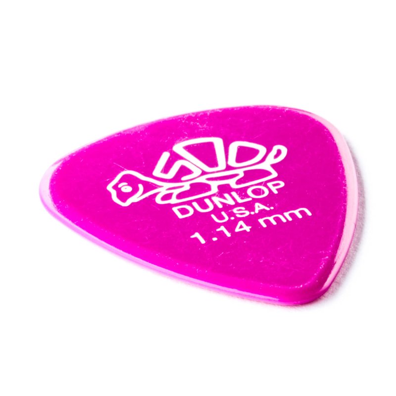 Dunlop - 1.14mm Delrin 500 Guitar Pick (12/pack) #41P1.14