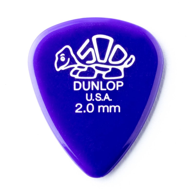 Dunlop - 2.0mm Delrin 500 Guitar Pick (12/pack) #41P2.0