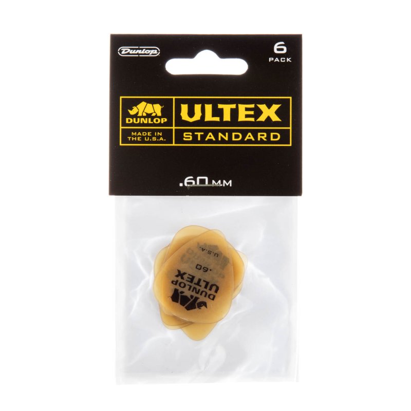 Dunlop - .60mm Ultex® Standard Guitar Pick (6/pack) #421P.60