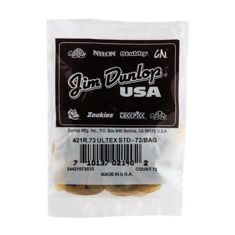 Dunlop - .73mm Ultex® Standard Guitar Pick (72/pack) #421R.73