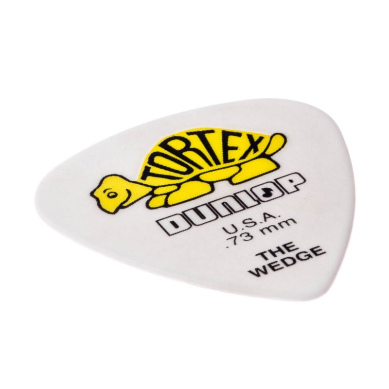 Dunlop - Yellow 0.73mm Tortex® Wedge Guitar Pick (12/pack) #424P.73