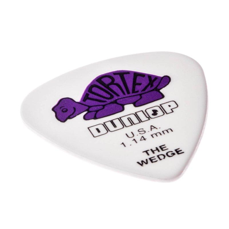 Dunlop - Purple 1.14mm Tortex® Wedge Guitar Pick (12/pack) #424P1.14