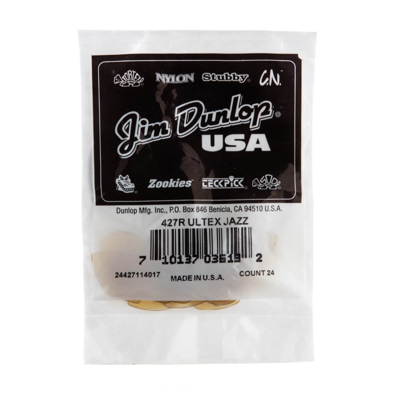 Dunlop - Ultex Jazz III Guitar Picks - 1.38 mm (24-Pack) #427R
