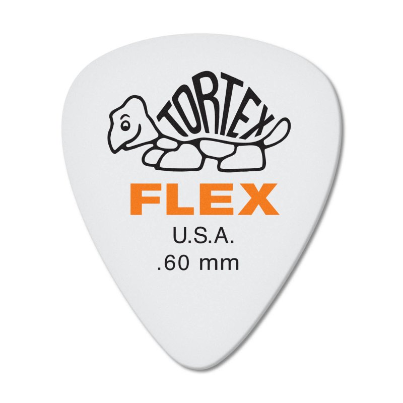 Dunlop - Orange 0.60mm Tortex® Flex Standard Guitar Pick (12/pack) #428P.60