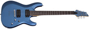 Schecter - C-6 Deluxe Solid-Body 6 String Electric Guitar - Satin Metallic Light Blue #431-SHC