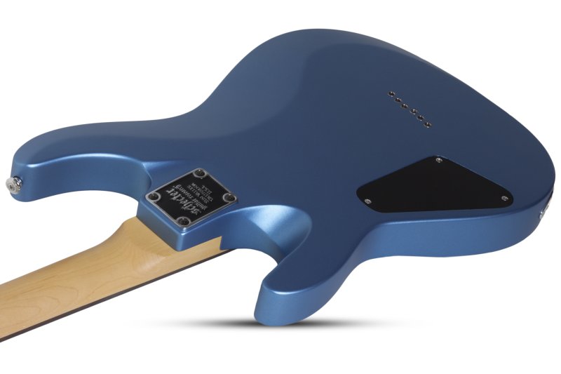 Schecter - C-6 Deluxe Solid-Body 6 String Electric Guitar - Satin Metallic Light Blue #431-SHC
