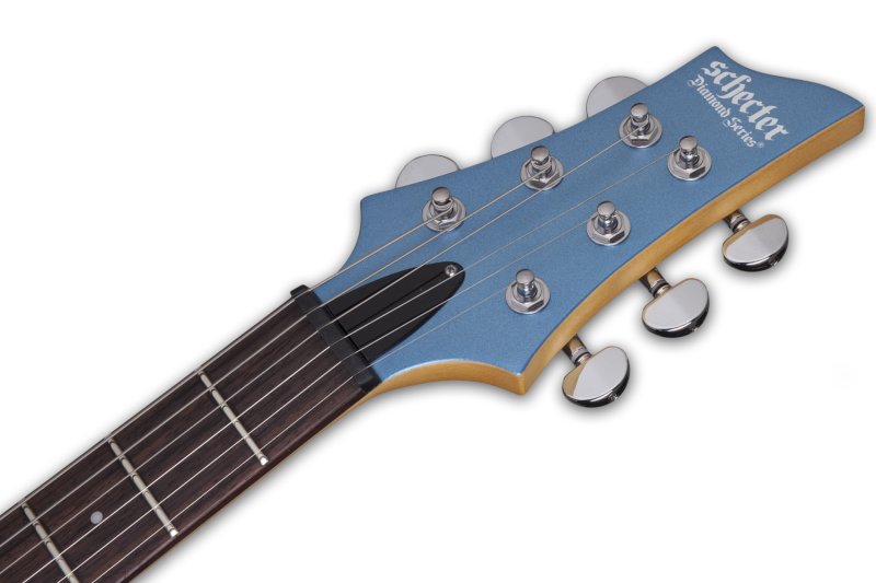 Schecter - C-6 Deluxe Solid-Body 6 String Electric Guitar - Satin Metallic Light Blue #431-SHC