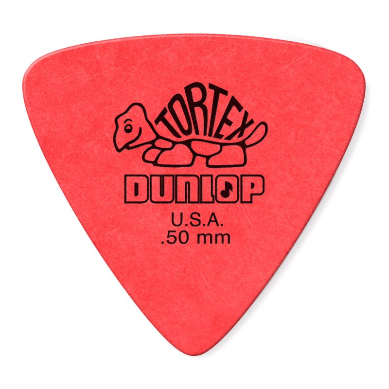 Dunlop - Red 0.50mm Tortex® Triangle Guitar Pick (72/bag) #431R-50