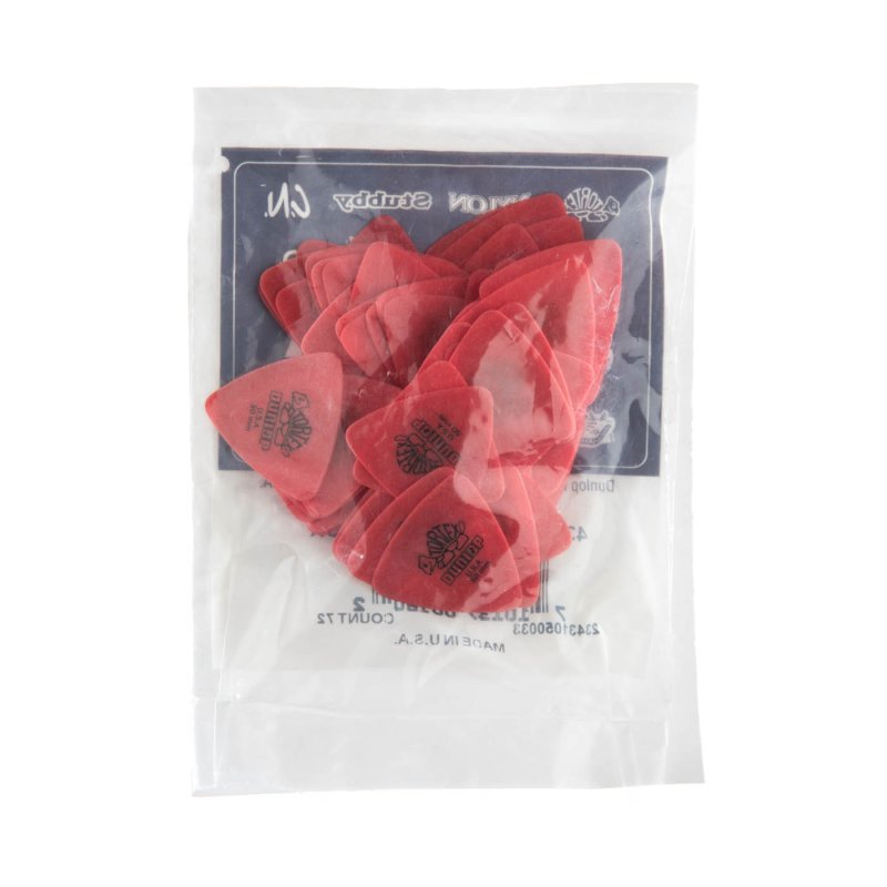 Dunlop - Red 0.50mm Tortex® Triangle Guitar Pick (72/bag) #431R-50