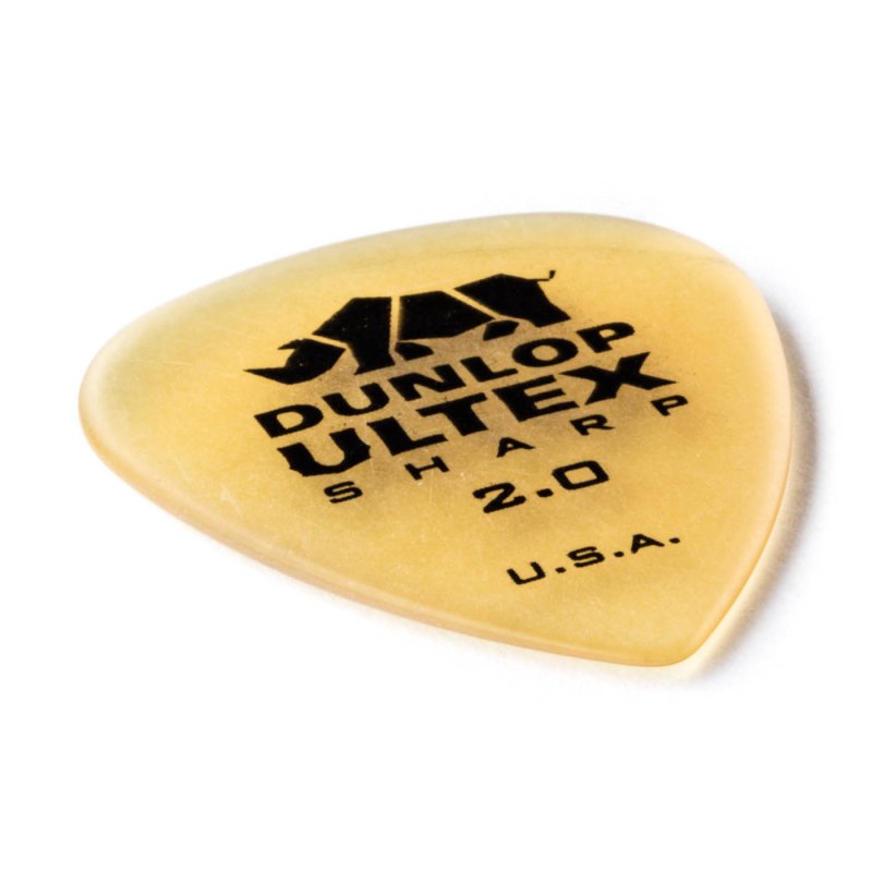 Dunlop - 2.0mm Ultex® Sharp Guitar Picks (6/pack) #433P2.00