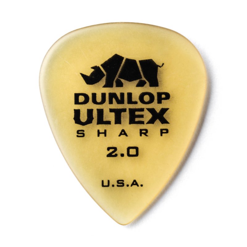 Dunlop - 2.0mm Ultex® Sharp Guitar Picks (6/pack) #433P2.00