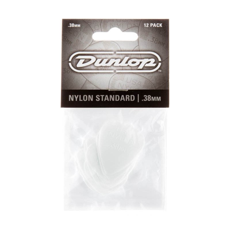 Dunlop - 0.38mm Nylon Guitar Pick (12/bag) #44P-38