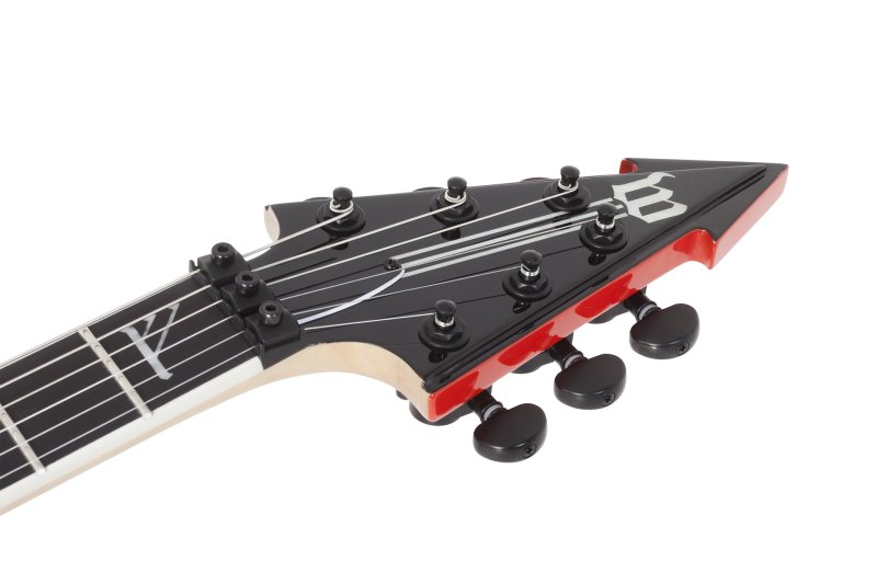 Schecter - Warhammer FR Norse Dragon Pinstripe Electric Guitar, Red #4580-SHC
