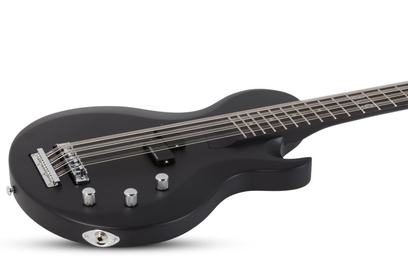 Schecter - dUg Pinnick DP-12 Electric Bass, Satin Black #459-SHC