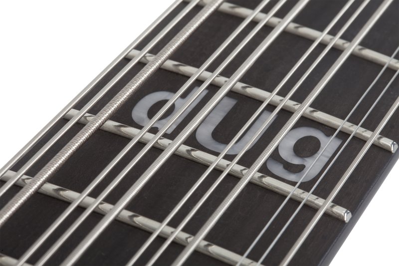 Schecter - dUg Pinnick DP-12 Electric Bass, Satin Black #459-SHC