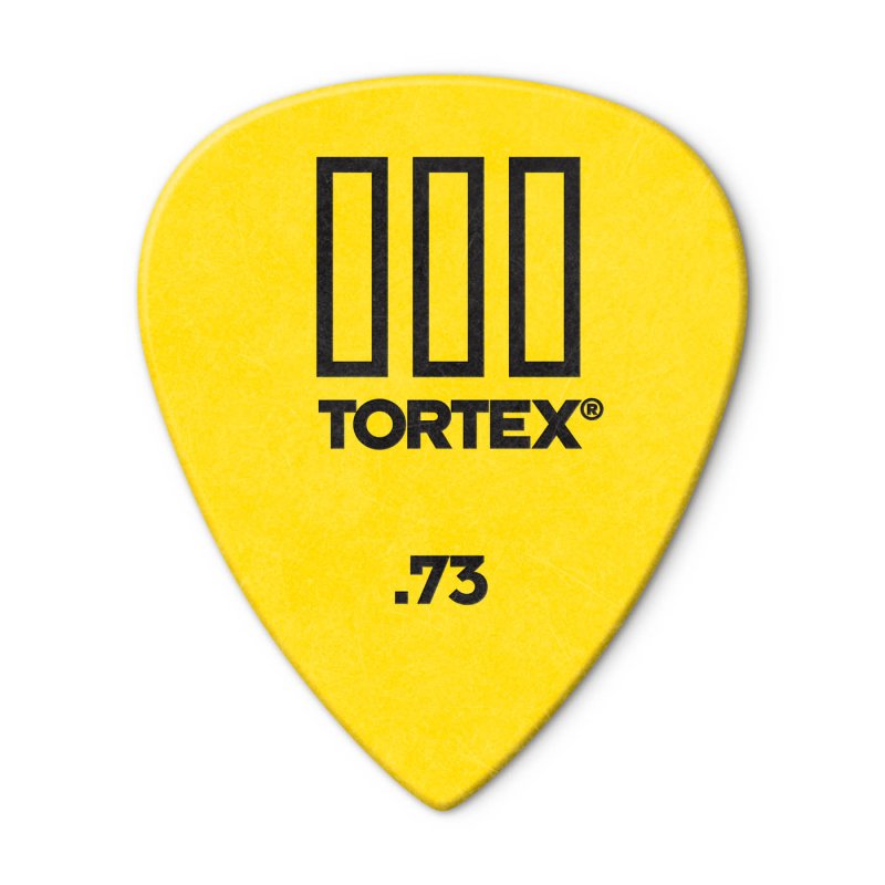 Dunlop - Yellow 0.73mm Tortex® T III Guitar Pick (12/pack) #462P.73