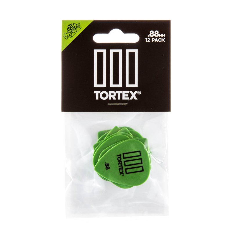 Dunlop - Green 0.88mm Tortex® T III Guitar Pick (12 Pack) #462P.88