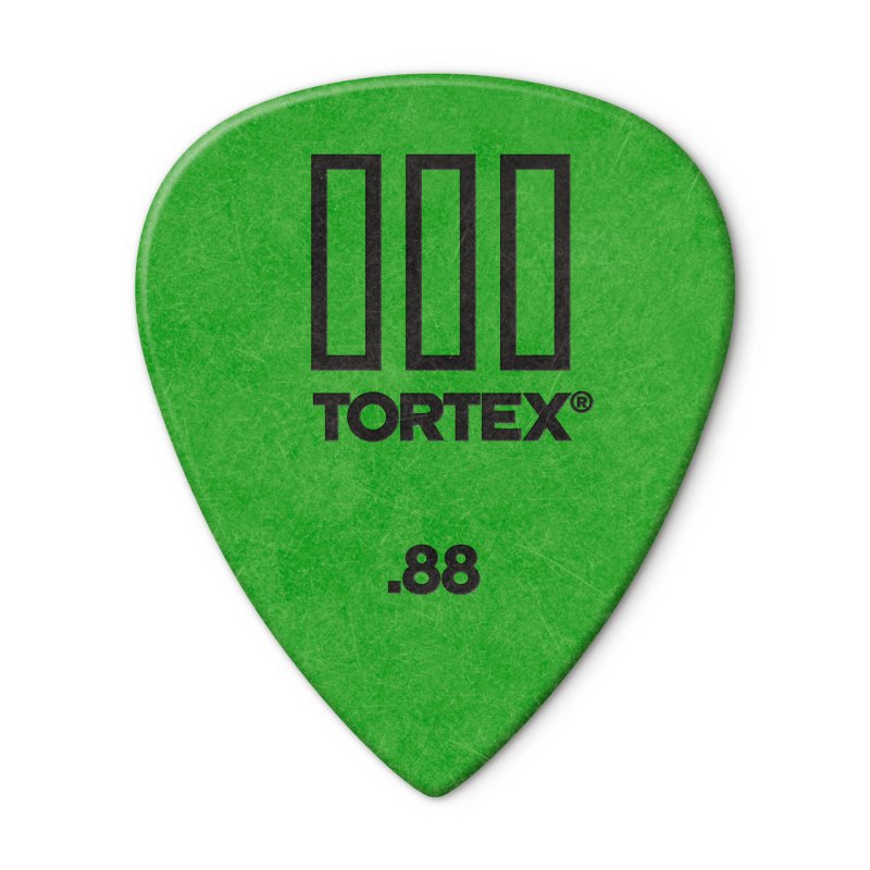 Dunlop - Green 0.88mm Tortex® T III Guitar Pick (12 Pack) #462P.88