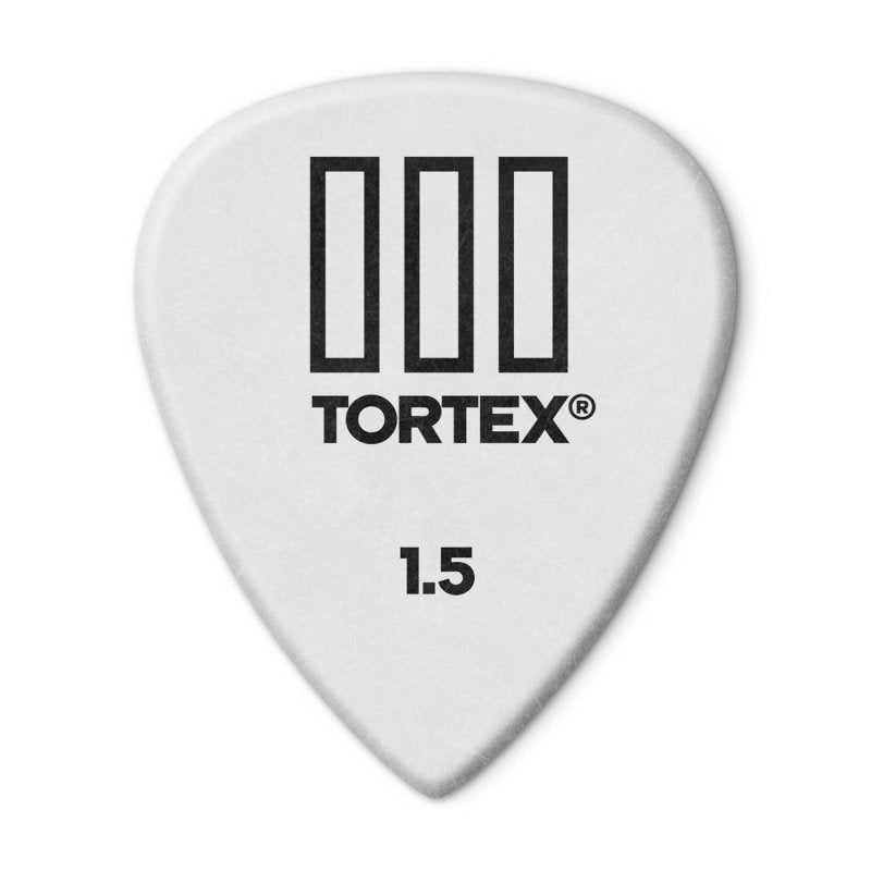 Dunlop - White 1.50mm Tortex® T III Guitar Pick (12/pack) #462P1.5