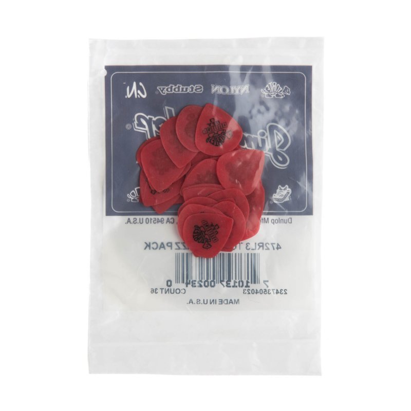 Dunlop - Red Tortex® Jazz III Guitar Pick (36/bag) #472RL3
