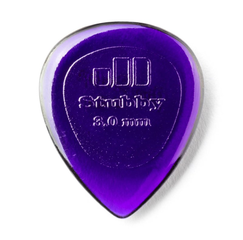 Dunlop - 3.0mm Stubby® Jazz Guitar Picks (6/pack) #474P3.0