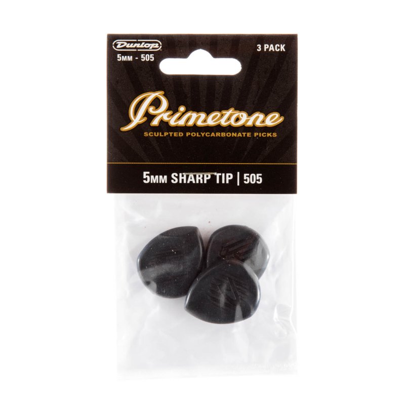 Dunlop - 5.0mm Sharp Tip Primetone® Guitar Pick (3/pack) #477P-505