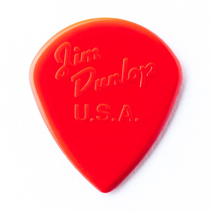 Dunlop - Red Nylon Jazz III Guitar Pick #47P3-N