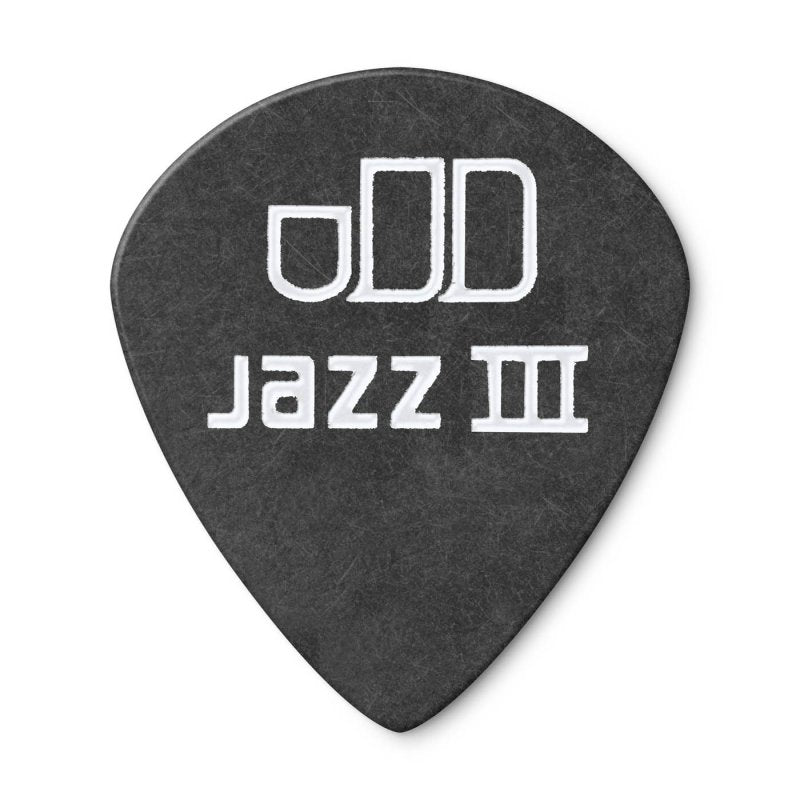 Dunlop - 0.6mm Tortex® Pitch Black Jazz III Guitar Pick (12/pack) #482P.60