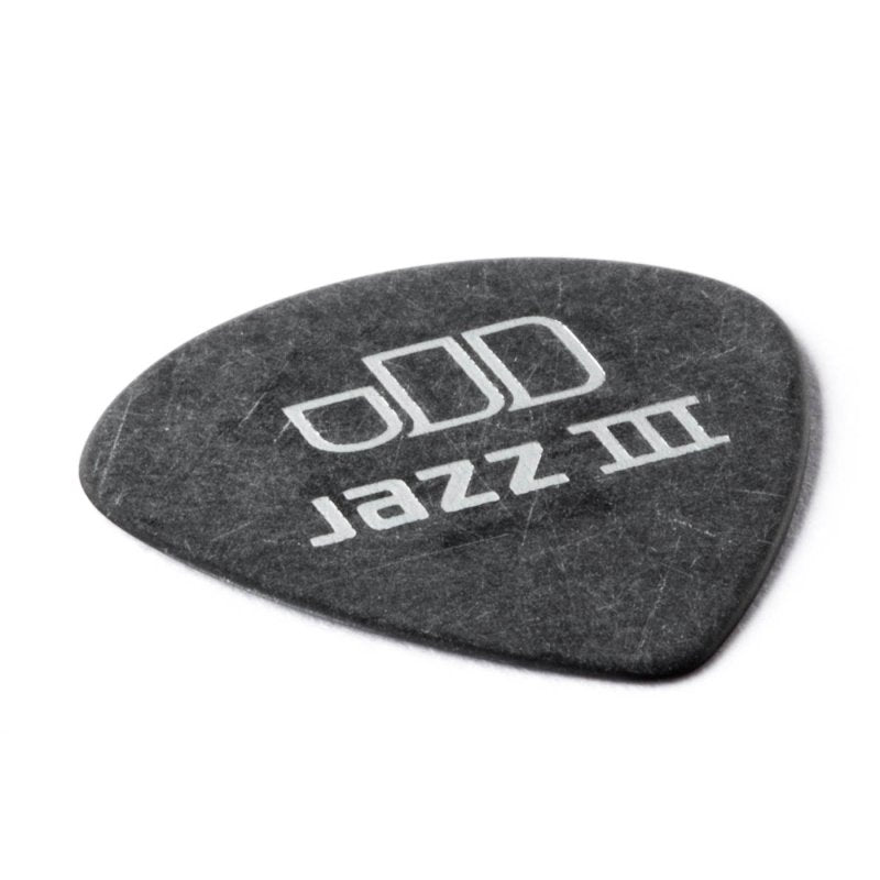 Dunlop - 0.6mm Tortex® Pitch Black Jazz III Guitar Pick (12/pack) #482P.60