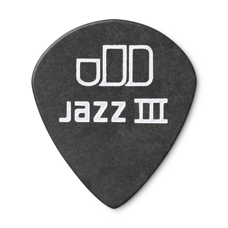 Dunlop - 0.73mm Tortex® Pitch Black Jazz III Guitar Pick (12/pack) #482P.73