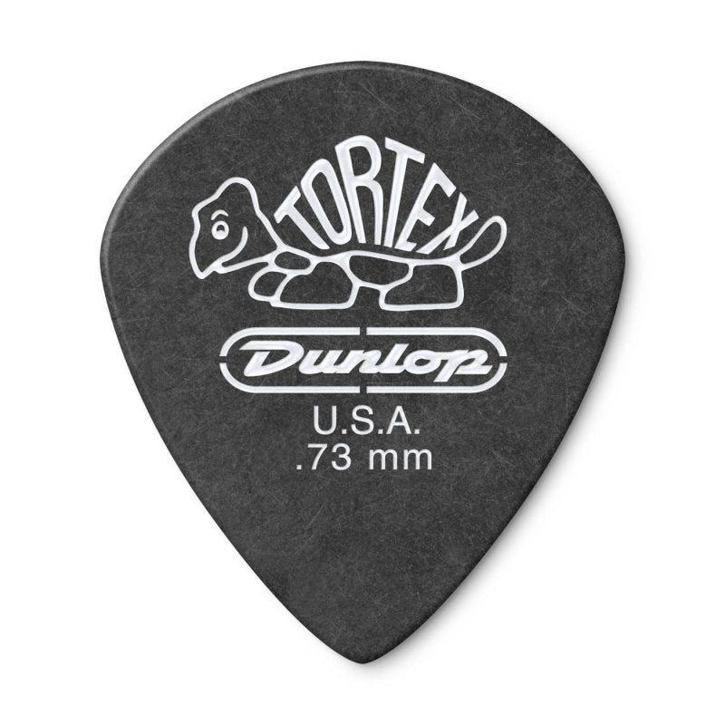 Dunlop - 0.73mm Tortex® Pitch Black Jazz III Guitar Pick (12/pack) #482P.73