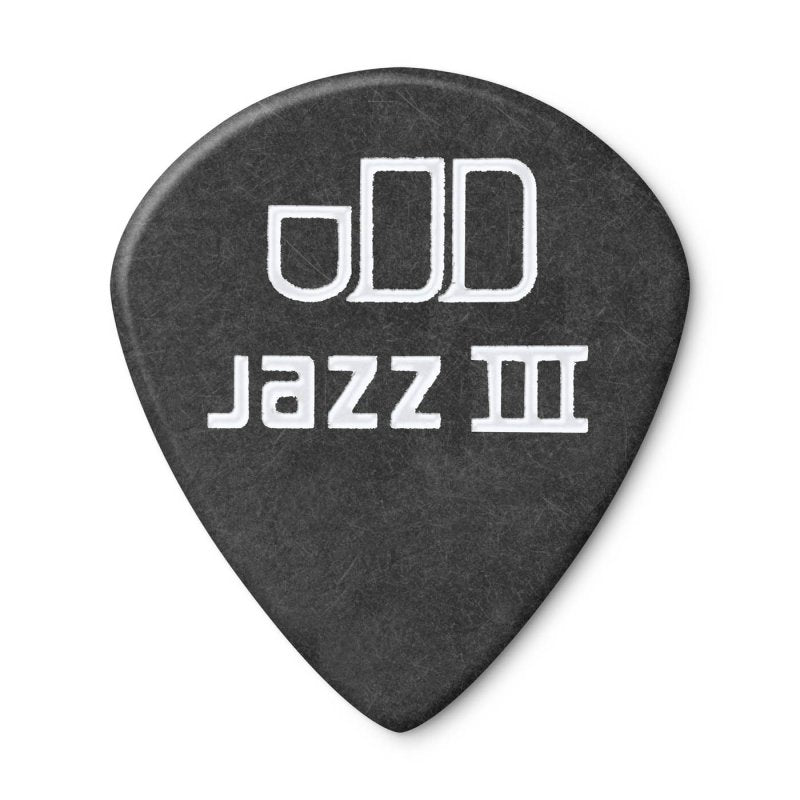 Dunlop - 1.35mm Tortex® Pitch Black Jazz III Guitar Pick (12/pack) #482P1.35