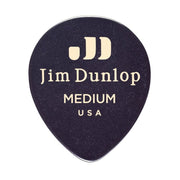 Dunlop - Genuine Celluloid Tear Drop, 12/Player's Pack, Black #485P-03-MD