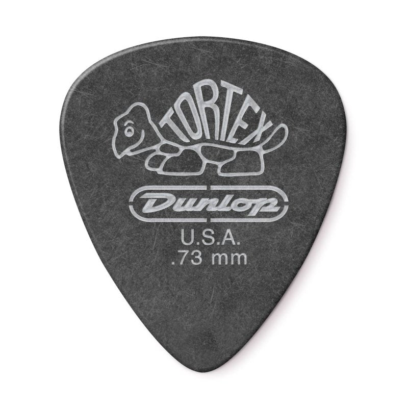 Dunlop - 0.73mm Tortex® Pitch Black Standard Guitar Pick (12/pack) #488P.73