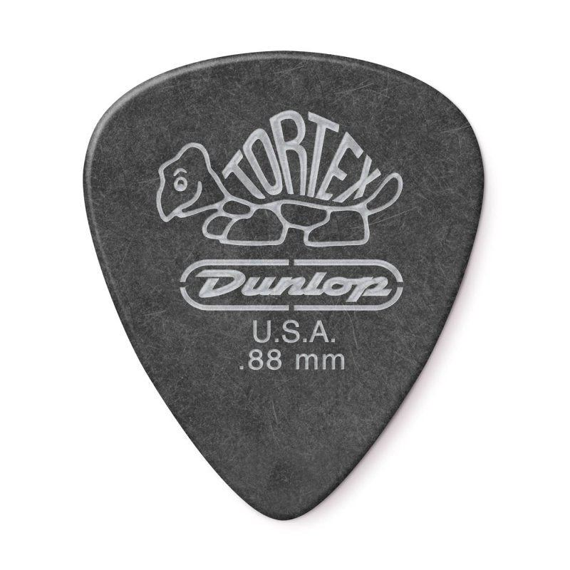 Dunlop - 0.88mm Tortex® Pitch Black Standard Guitar Pick (72/bag) #488R-88