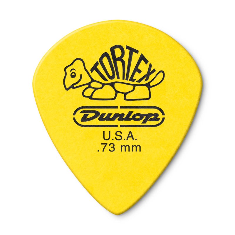 Dunlop - 0.73mm Yellow Tortex® Jazz III Xl Guitar Pick (12/pack) #498P.73