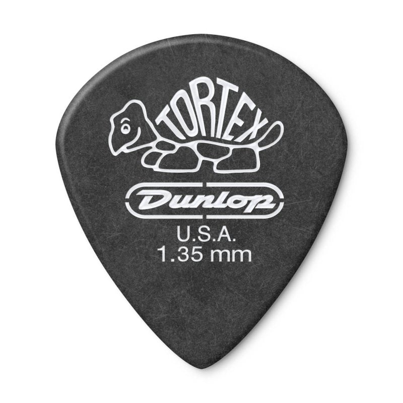 Dunlop - 1.35mm Black Tortex® Jazz Iii Xl Guitar Pick (12/pack) #498P1.35