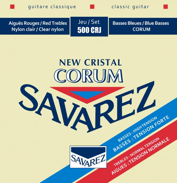 Savarez - 500CRJ New Cristal/Corum NT/HT Guitar Strings, Full Set #500CRJ