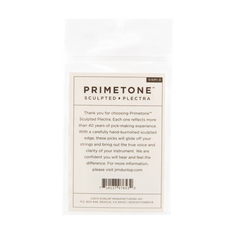 Dunlop - 1.0mm Primetone® Standard Guitar Pick (3/pack) #510P1.0
