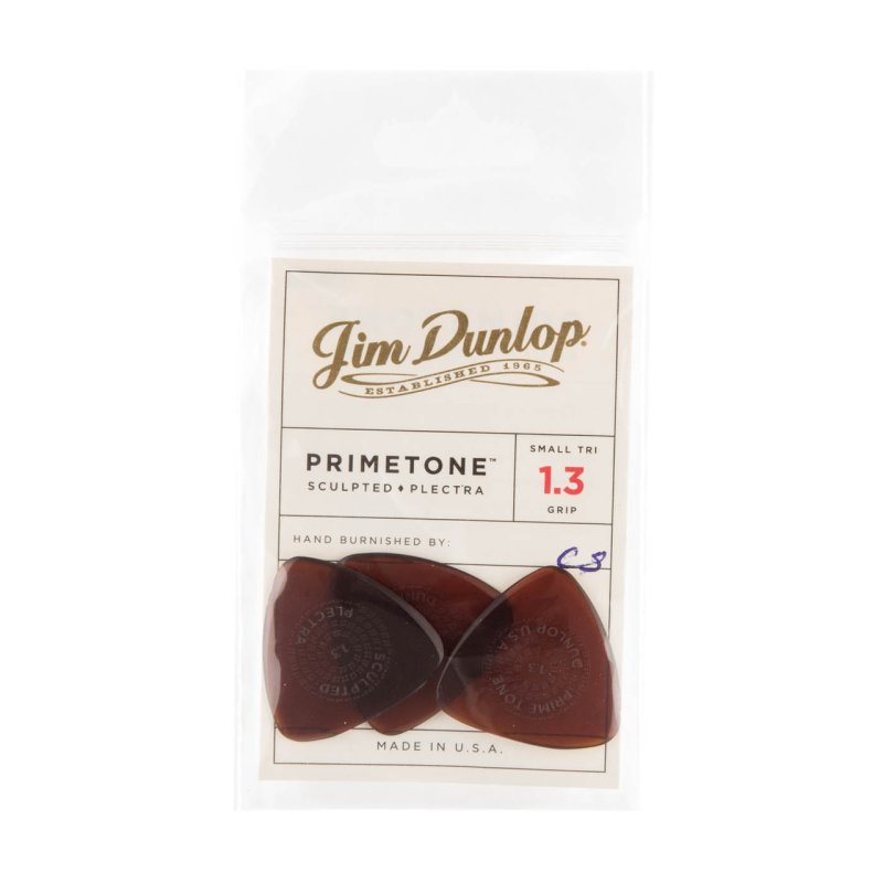 Dunlop - Primetone Small Triangle Grip Pick 1.3mm (3-Pack) #516P1.3