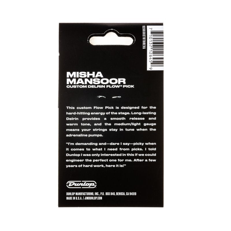 Dunlop - Misha Mansoor Custom Delrin Flow Pick Live .65mm #573P065MM