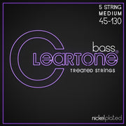 Cleartone - Nickel Plated Treated 5-String Bass Strings. Light (45-130) #6445-5