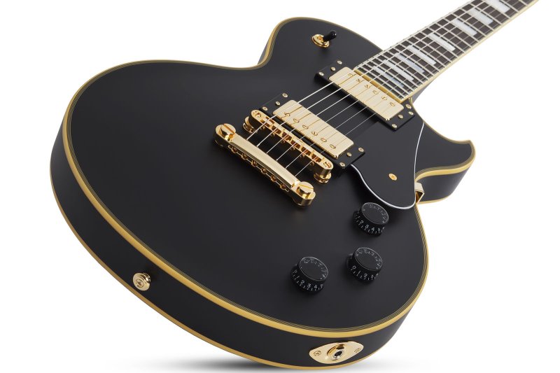 Schecter - Solid-Body Electric Guitar, Aged Black Satin #658-SHC