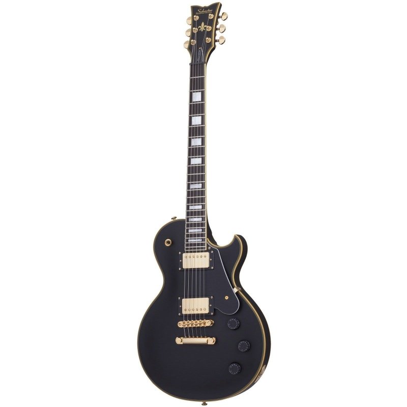 Schecter - Solid-Body Electric Guitar, Aged Black Satin #658-SHC