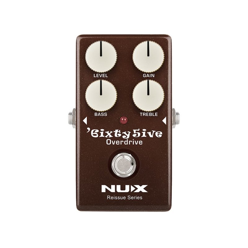 NUX - 6ixty5ive Overdrive Guitar Effects Pedal #6IXTY5IVE-OVERDRIVE