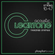 Cleartone - Phosphor-Bronze 12-String Treated Acoustic Guitar Strings. Light (10-47) #7410-12