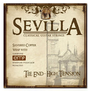 Cleartone - Sevilla Series Treated Nylon Classical Guitar Strings. High Tension - Tie End #8450-CLR