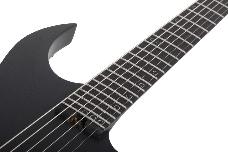 Schecter - KM-6 MK-III EX Electric Guitar, Satin Black Open Pore #879-SHC