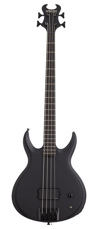 Schecter - Devil-4 Bass Guitar, Blackout #90-SHC